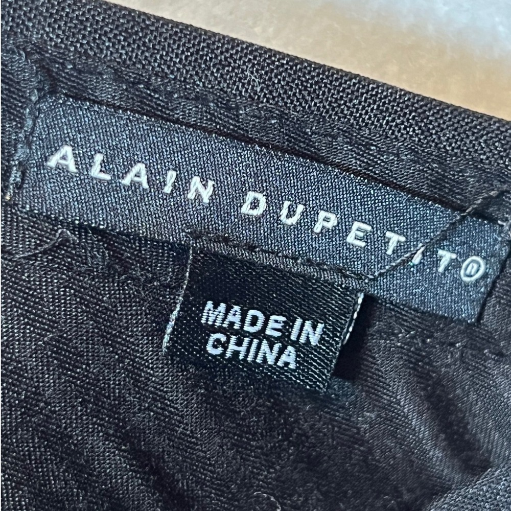 Alain Dupetit Black Suit Pants Mens 42R/36W Dress Slacks‎ Trousers - Picture 5 of 13